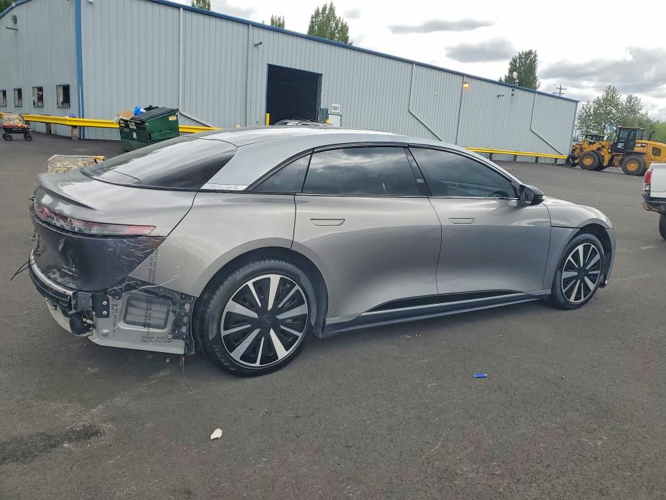 2022 Lucid Air VIN 50EA1GBA4NA005361 COPART salvage auction — REAR END, Id - Salvage Certificate Of Title (P), sold $11,200 on 2026-07-08 (photo 3)