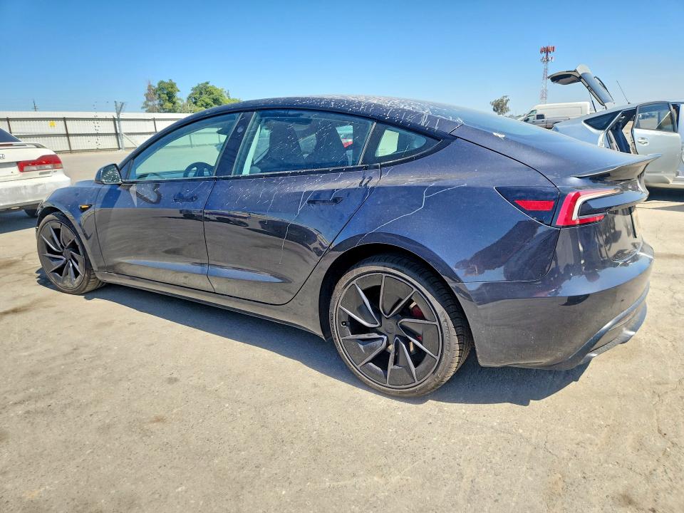 2024 Tesla Model 3 VIN 5YJ3E1ET5RF806969 COPART salvage auction — FRONT END, Ca - Salvage Certificate, sold $18,700 on 2026-07-31 (photo 2)