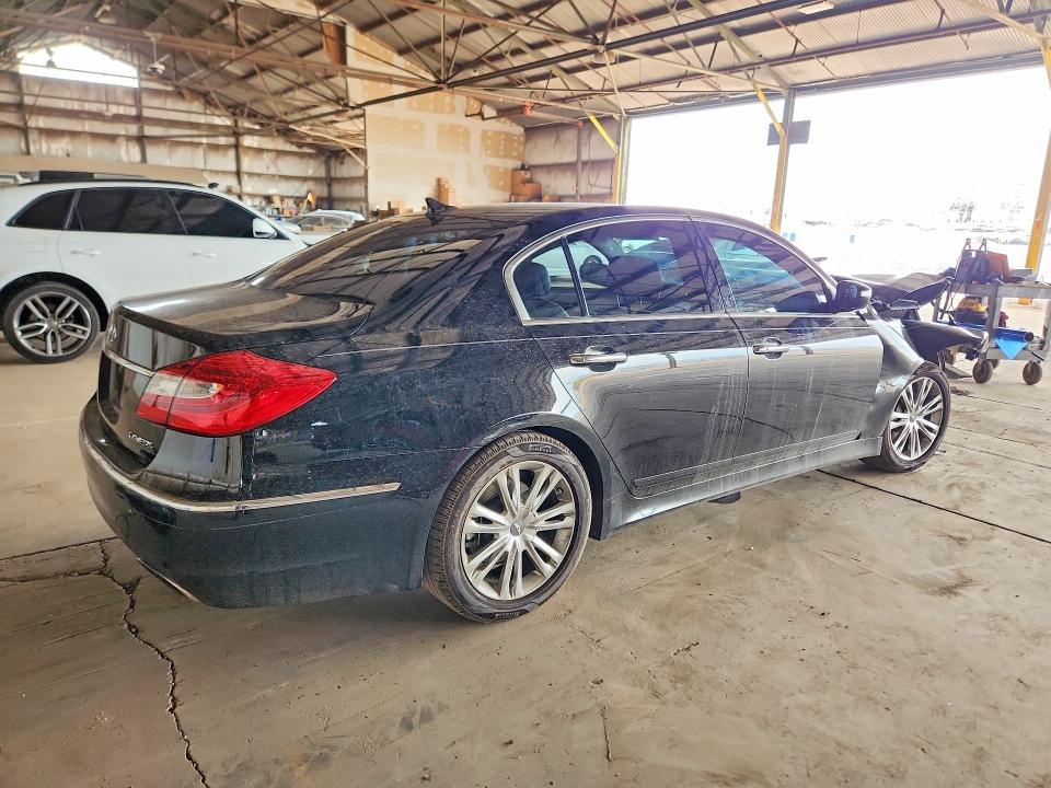 2012 Hyundai VIN KMHGC4DD1CU154199 COPART salvage auction — FRONT END, Az - Certificate Of Title, sold $500 on 2026-07-15 (photo 3)