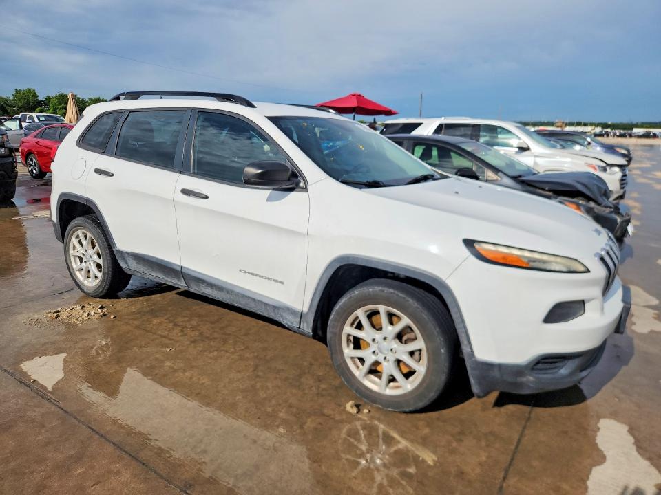 2015 Jeep VIN 1C4PJLABXFW761038 COPART salvage auction — MECHANICAL, Tx - Certificate Of Title, sold $825 on 2026-07-09 (photo 4)