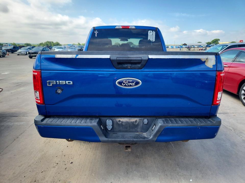 2017 Ford F-150 VIN 1FTEX1CP9HKC53494 COPART salvage auction — HAIL, Tx - Certificate Of Title, sold $7,600 on 2026-07-09 (photo 6)