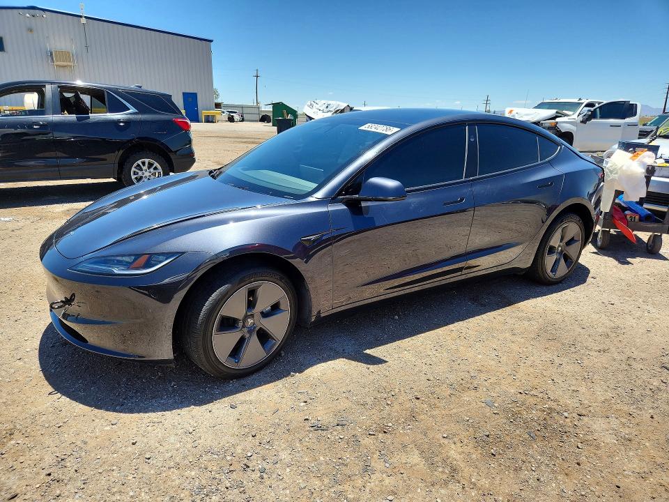 2025 Tesla Model 3 VIN 5YJ3E1EA1SF048486 COPART salvage auction — REAR END, Az - Cert Of Title - Salvage, sold $10,000 on 2026-07-10 (photo 1)
