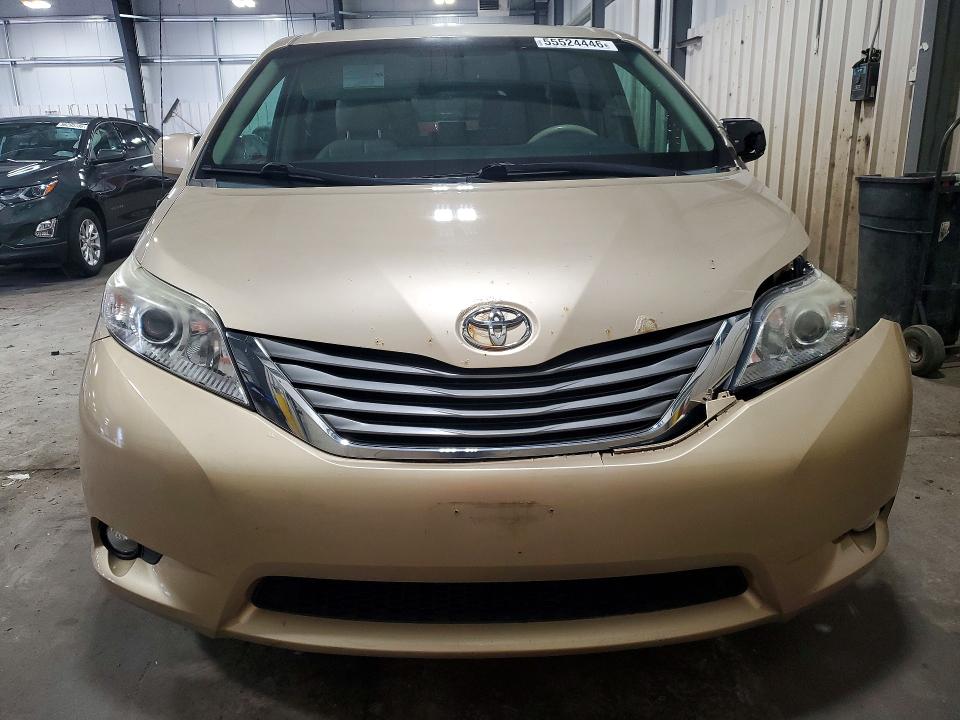 2013 Toyota Sienna VIN 5TDDK3DC0DS066505 COPART salvage auction — FRONT END, Mn - Cert Of Title-Salvage, sold $4,250 on 2026-07-16 (photo 5)