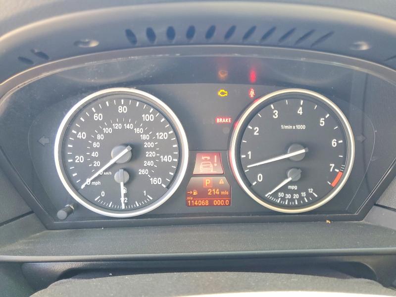 2008 BMW 5 series VIN WBANW13538CZ79912 COPART salvage auction — NORMAL WEAR, CA - DIS/DLR/EXP ONLY CLEAN TITLE, sold $850 on 2026-07-09 (photo 9)