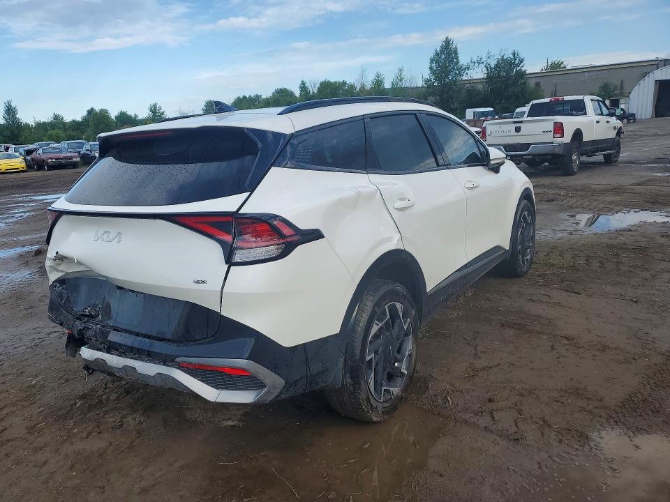 2023 Kia Sportage VIN KNDPVCAF0P7144721 COPART salvage auction — SIDE, ON - PERMIT IRREPAIRABLE, sold $5,700 on 2026-07-28 (photo 3)