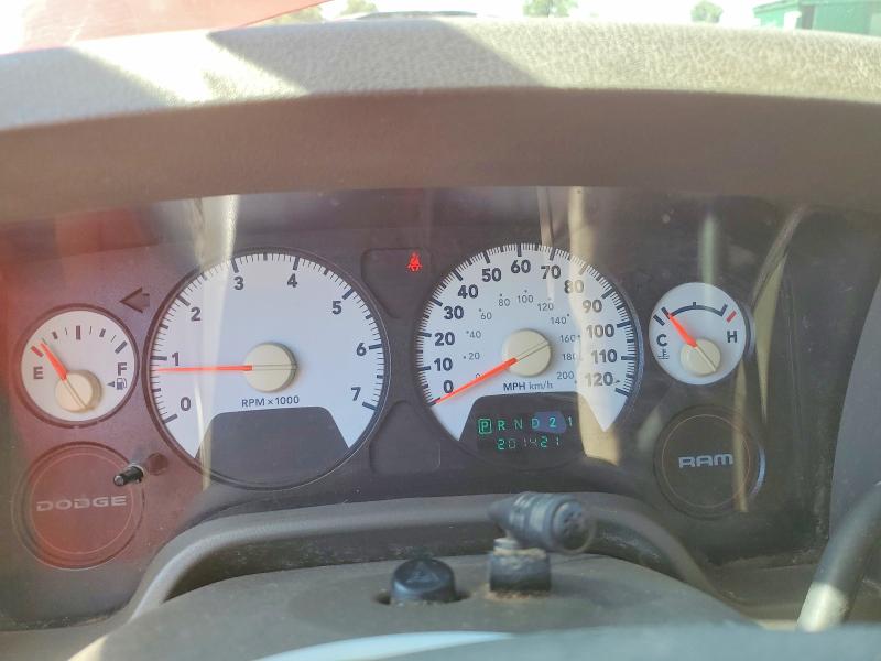 2008 Dodge Ram VIN 1D7HA16K18J108931 COPART salvage auction — REAR END, OK - CERT OF TITLE-SALVAGE, sold $1,450 on 2026-07-09 (photo 9)