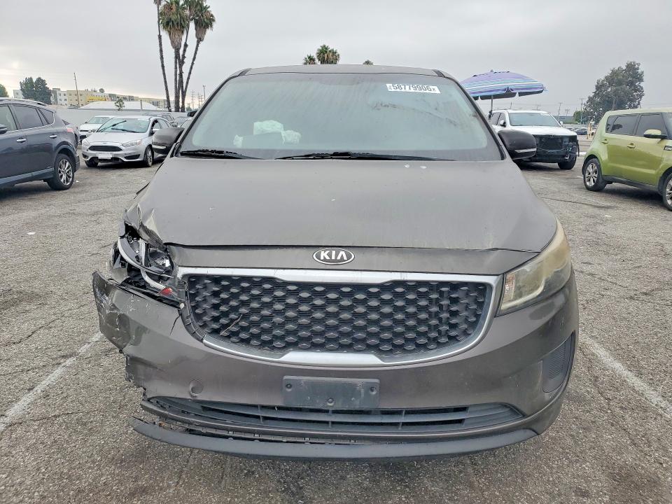 2015 Kia SEDONA VIN KNDMB5C16F6027996 COPART salvage auction — FRONT END, CA - LIEN PAPERS-CLEAN OR AC, sold $775 on 2026-07-24 (photo 5)