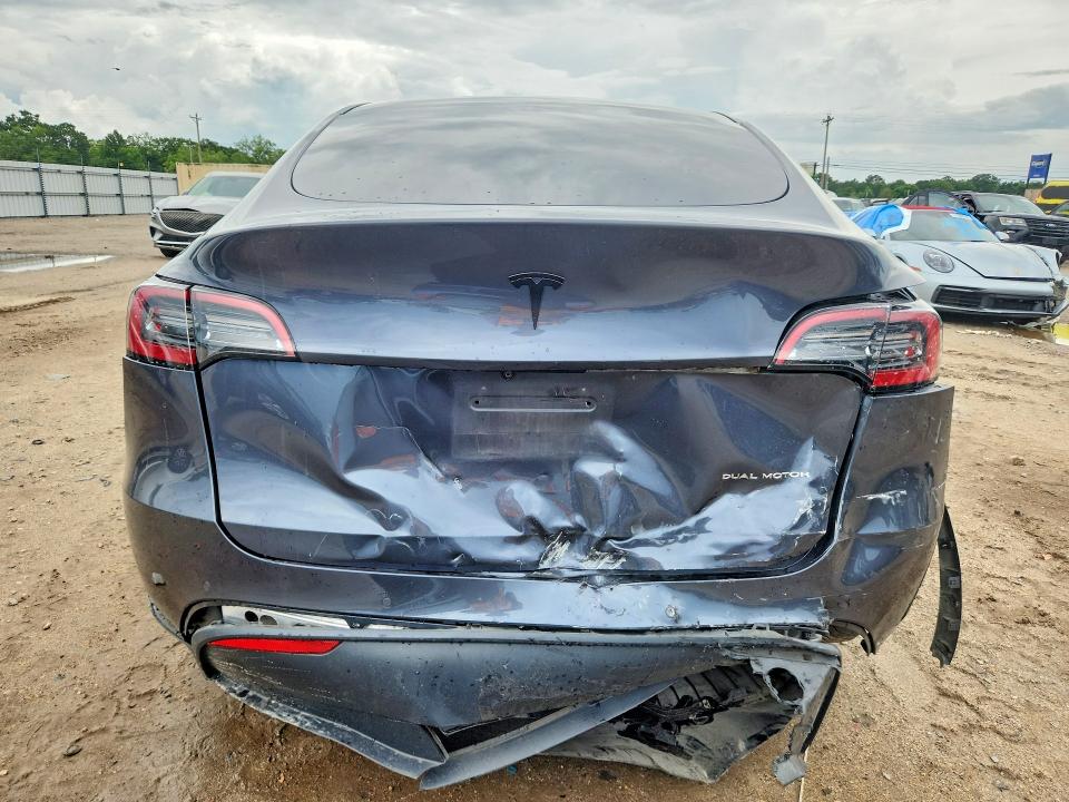 2021 Tesla Model y VIN 5YJYGDEE8MF158653 COPART salvage auction — REAR END, AL - CERT OF TITLE-SALVAGE TITLE (P), sold $9,300 on 2026-07-02 (photo 6)
