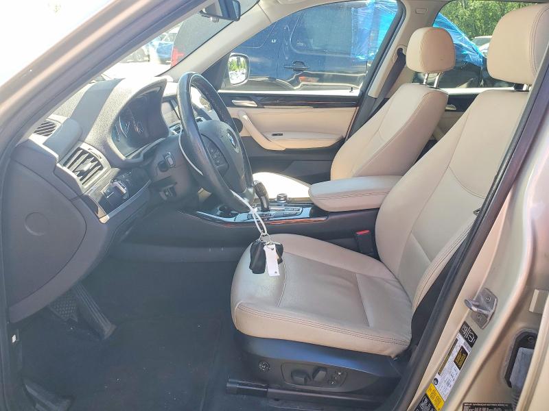 2014 BMW X3 VIN 5UXWX9C52E0D38378 COPART salvage auction — MECHANICAL, Wa - Non Public Clean Title, sold $1,450 on 2026-07-08 (photo 7)