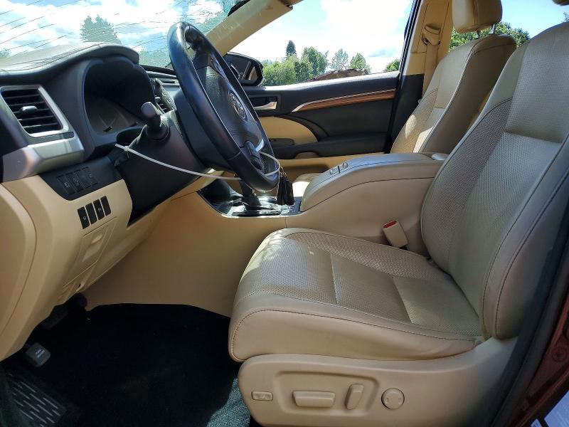 2017 Toyota VIN 5TDDZRFH7HS433879 COPART salvage auction — ROLLOVER, Or - Salvage Title Certificate, sold $6,500 on 2026-07-22 (photo 7)
