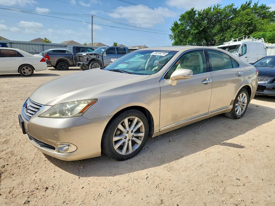 2011 Lexus ES VIN JTHBK1EG0B2470839 COPART salvage auction — UNDERCARRIAGE, Tx - Salvage Vehicle Title, sold $350 on 2026-07-30 (photo 1)