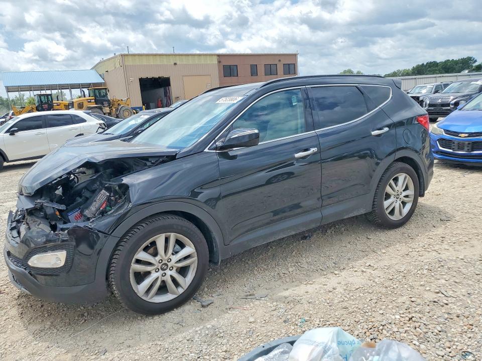 2016 Hyundai Santa fe VIN 5XYZWDLA1GG353725 COPART salvage auction — FRONT END, Ks - Cert Of Title-Salvage, sold $100 on 2026-07-21 (photo 1)