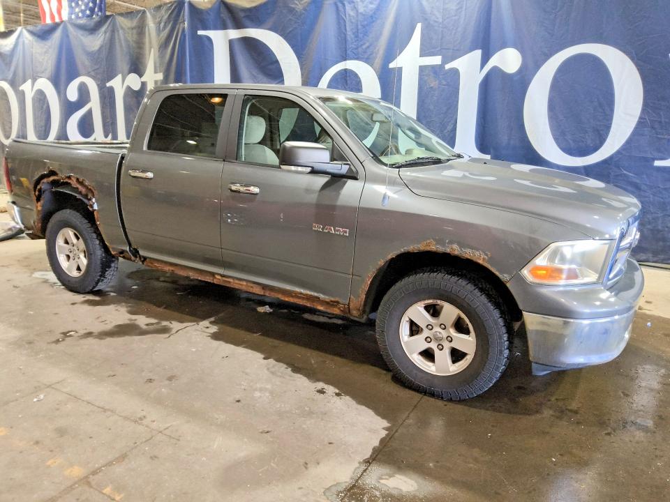 2010 Dodge Ram VIN 1D7RV1CP5AS143738 COPART salvage auction — FRAME DAMAGE, Mi - Cert Of Title-Salvage Vehicle, sold $300 on 2026-07-09 (photo 4)