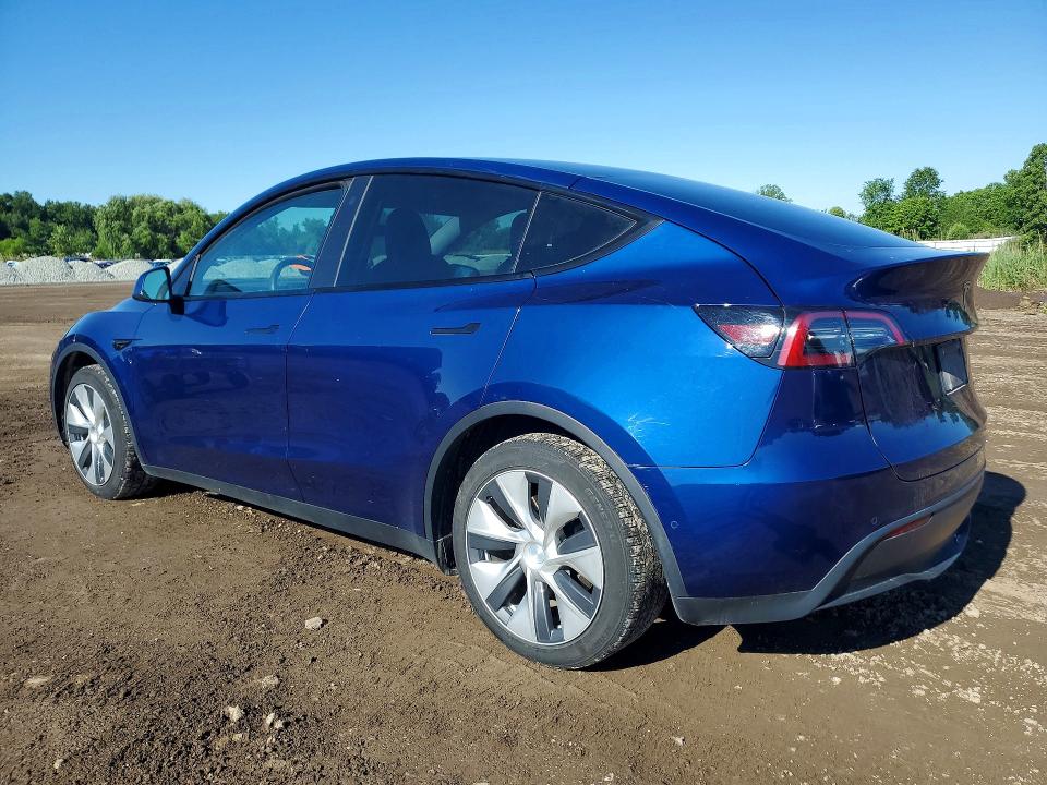 2021 Tesla VIN 5YJYGAEE0MF236616 COPART salvage auction — HAIL, Oh - Cert Of Title-Salvage, sold $1,600 on 2026-07-27 (photo 2)