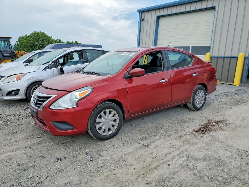 2017 Nissan Versa VIN 3N1CN7AP3HL802921 COPART salvage auction — FRONT END, Pa - Certificate Of Salvage, sold $825 on 2026-07-02 (photo 1)