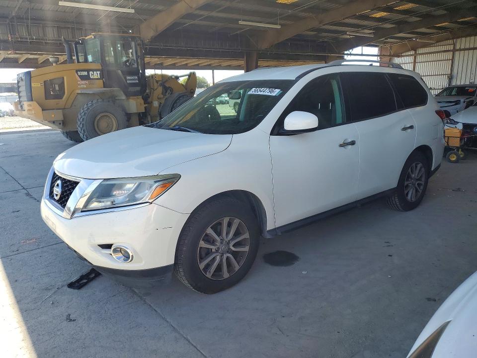 2015 Nissan Pathfinder VIN 5N1AR2MN1FC644931 COPART salvage auction — SIDE, Ca - Salvage Certificate, sold $275 on 2026-07-02 (photo 1)