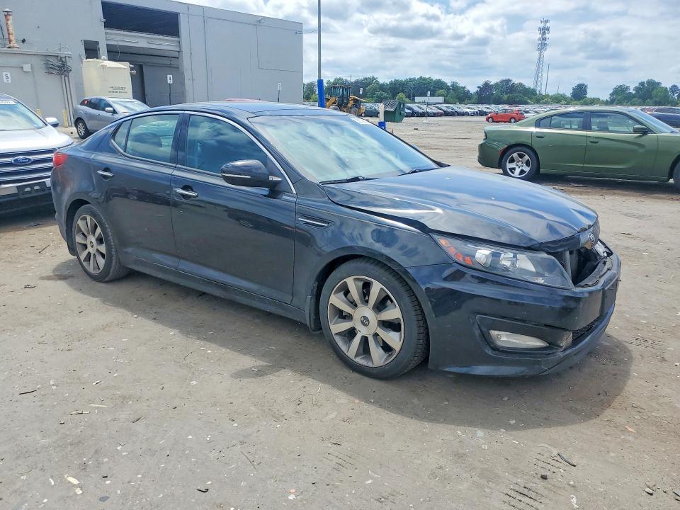 2013 Kia Optima VIN 5XXGR4A67DG208766 COPART salvage auction — FRONT END, Va - Cert Of Title - Salvage, sold $400 on 2026-07-22 (photo 4)