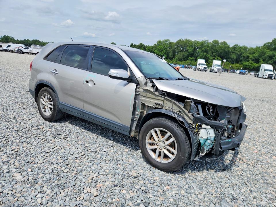 2014 Kia VIN 5XYKT3A65EG535959 COPART salvage auction — FRONT END, Ga - Cert Of Title-Salvage, sold $500 on 2026-07-07 (photo 4)