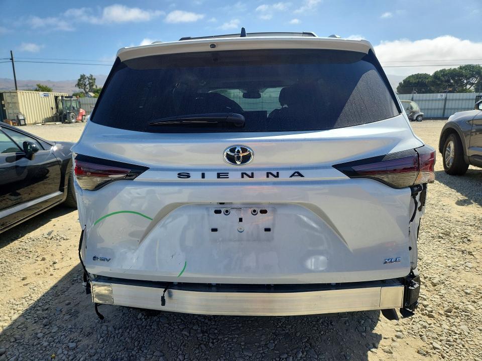 2026 Toyota Sienna VIN 5TDYRKEC5TS306488 COPART salvage auction — FRONT END, CA - SALVAGE CERTIFICATE, sold $6,100 on 2026-07-28 (photo 6)