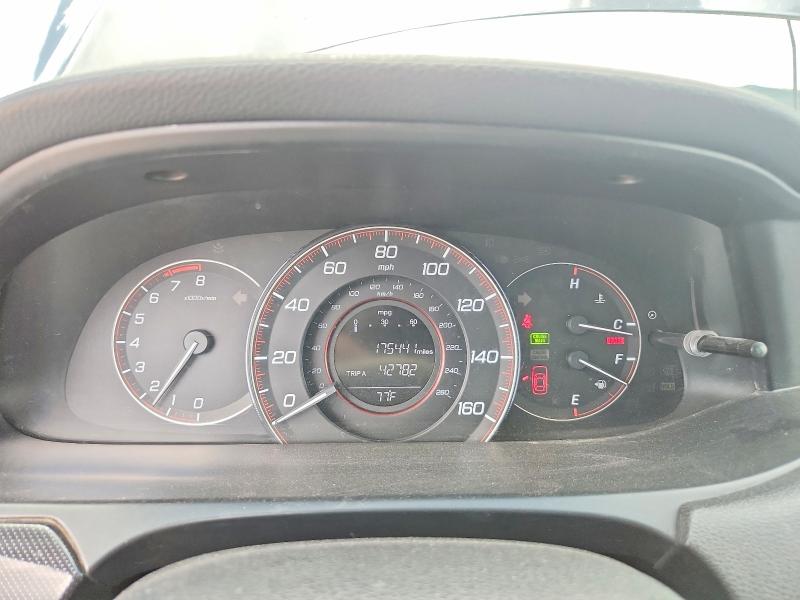 2014 Honda Accord VIN 1HGCR2E57EA274060 COPART salvage auction — REAR END, Mt - Salvage Certificate Of A Vehic, sold $1,450 on 2026-08-18 (photo 9)
