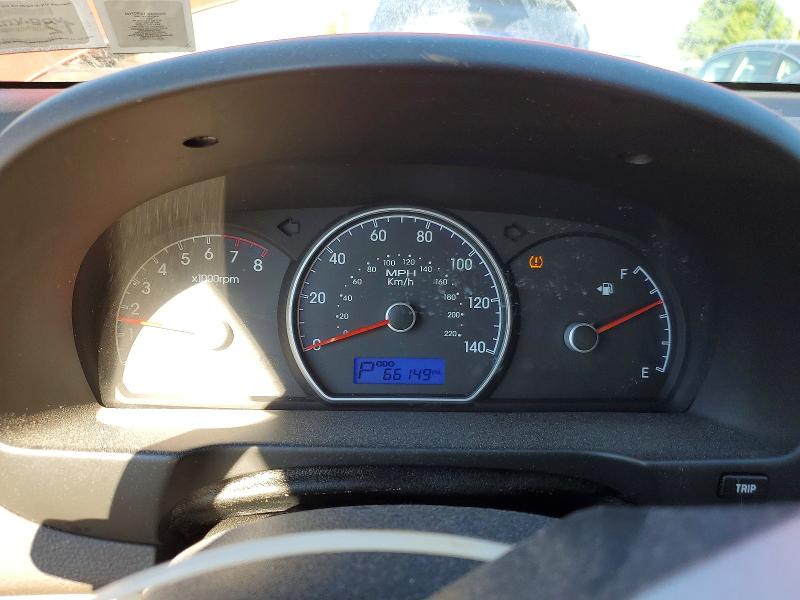 2009 Hyundai Elantra VIN KMHDU46D89U788261 COPART salvage auction — FRONT END, Pa - Cert Of Salv-R=Reconstructed, sold $625 on 2026-07-08 (photo 9)