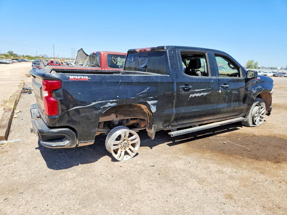 2021 Chevrolet Silverado 1500 VIN 1GCPYFED6MZ359246 COPART salvage auction — VANDALISM, Az - Cert Of Title - Salvage, sold $5,100 on 2026-07-10 (photo 3)