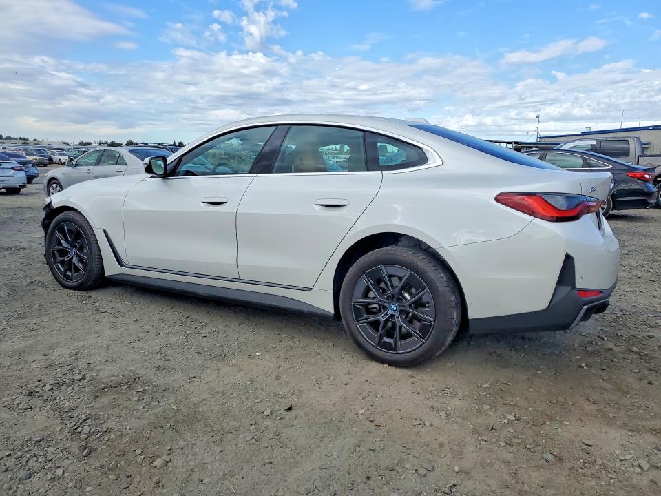 2024 BMW I4 VIN WBY73AW02RFT11912 COPART salvage auction — FRONT END, Ca - Salvage Certificate, sold $13,700 on 2026-08-25 (photo 2)
