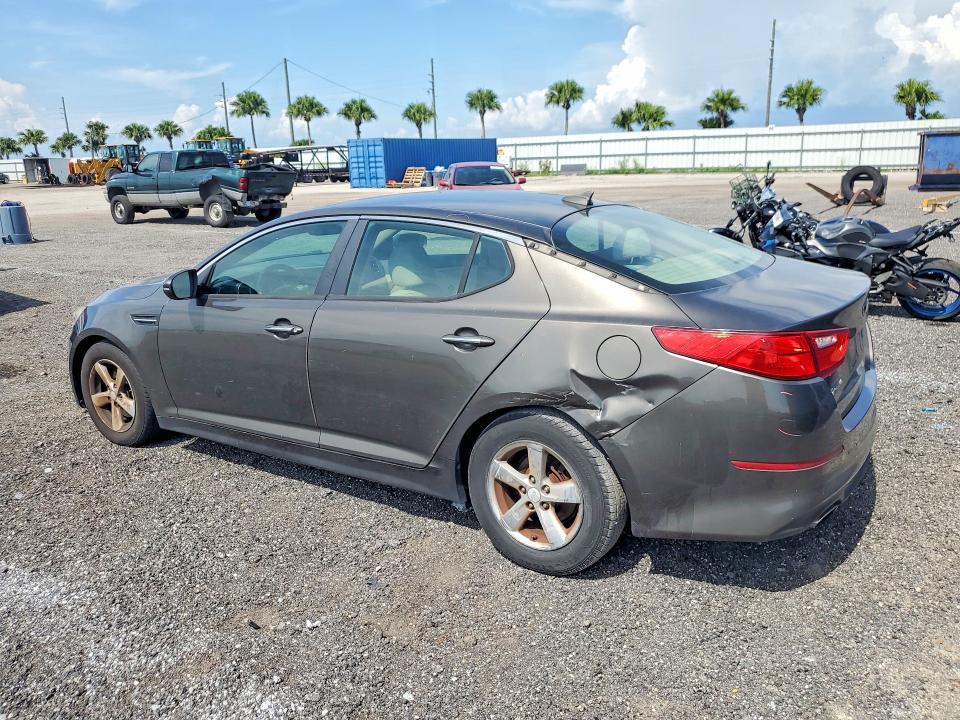 2014 Kia Optima VIN 5XXGM4A74EG286754 COPART salvage auction — MINOR DENT/SCRATCHES, Fl - Cert Of Title Slvg Rebuildable, sold $2,100 on 2026-07-13 (photo 2)