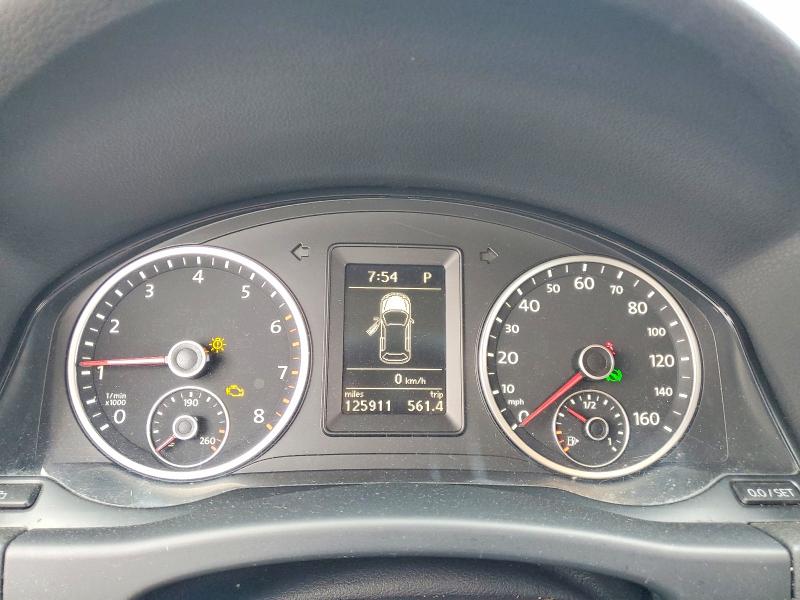 2012 Volkswagen Tiguan VIN WVGBV7AX9CW560708 COPART salvage auction — FRONT END, Ca - Dis/Dlr/Exp Only Clean Title, sold $450 on 2026-07-12 (photo 9)