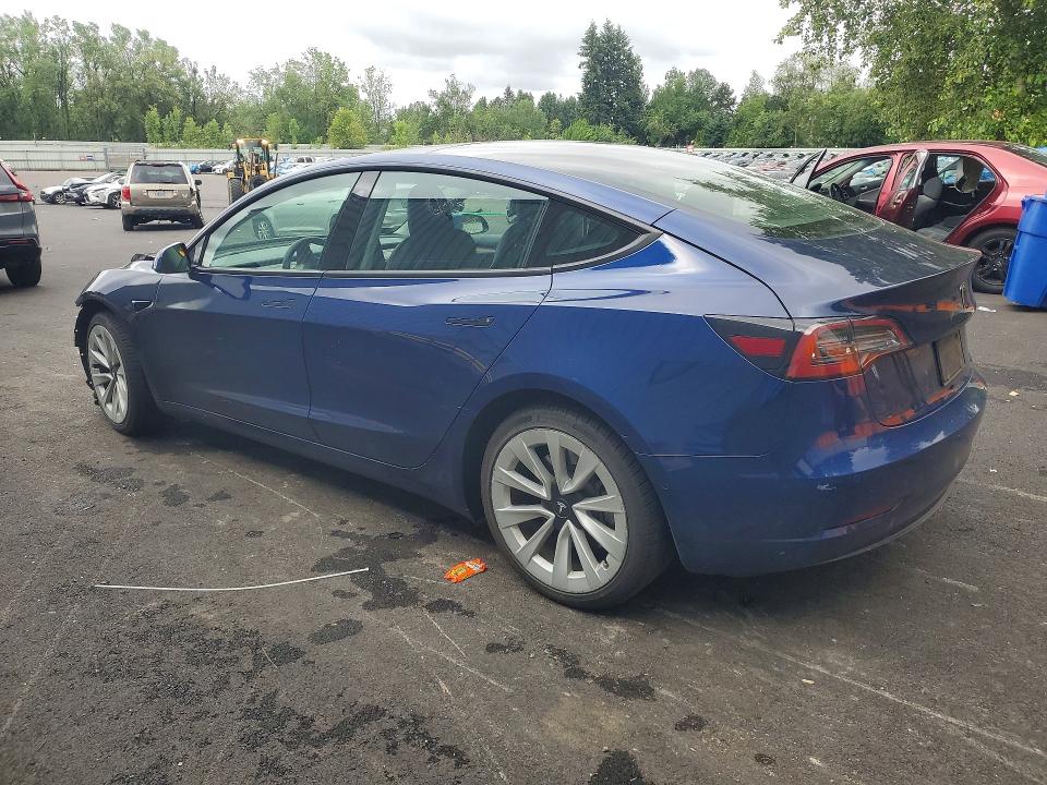 2022 Tesla Model 3 VIN 5YJ3E1EA5NF370150 COPART salvage auction — FRONT END, Or - Certificate Of Title, sold $8,300 on 2026-07-06 (photo 2)