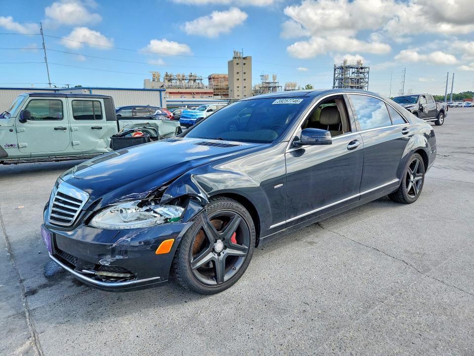 2012 Mercedes-benz S-klasse VIN WDDNG9EB1CA436313 COPART salvage auction — FRONT END, La - Cert Of Title-Salvage, sold $1,450 on 2026-07-29 (photo 1)