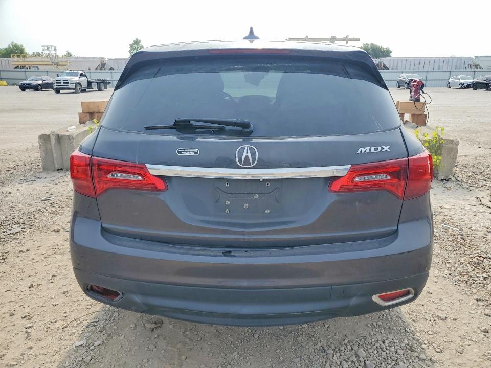 2016 Acura Mdx VIN 5FRYD3H43GB002190 COPART salvage auction — FRONT END, Ks - Cert Of Title-Salvage, sold $1,150 on 2026-07-24 (photo 6)