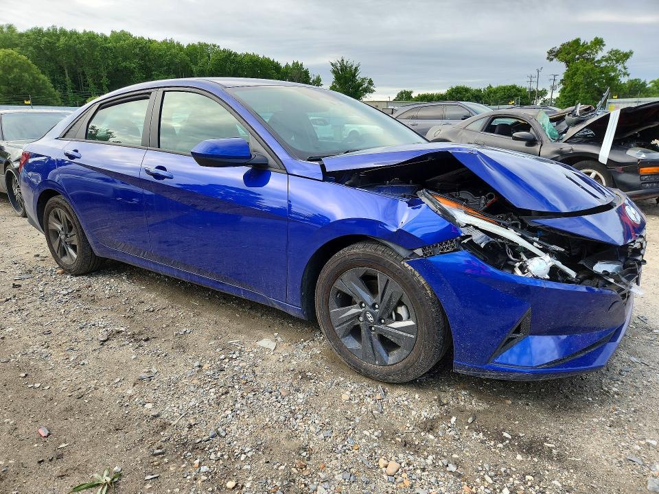 2023 Hyundai Elantra VIN KMHLM4AG7PU468004 COPART salvage auction — FRONT END, Va - Cert Of Title - Salvage, sold $4,000 on 2026-07-28 (photo 4)