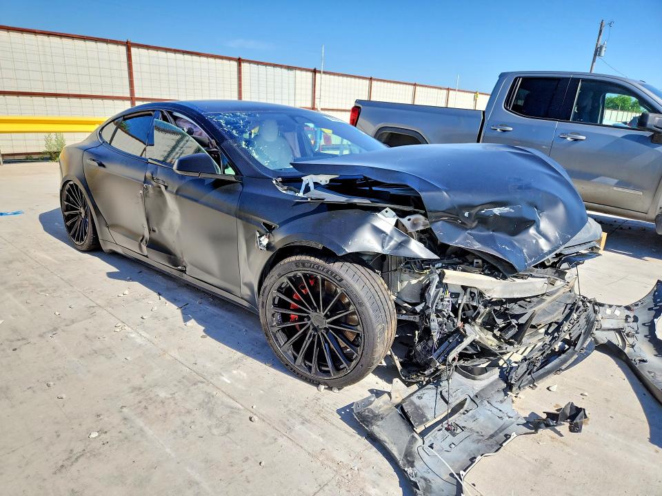 2021 Tesla VIN 5YJSA1E66MF452762 COPART salvage auction — FRONT END, Tx - Salvage Vehicle Title, sold $1,700 on 2026-07-24 (photo 4)