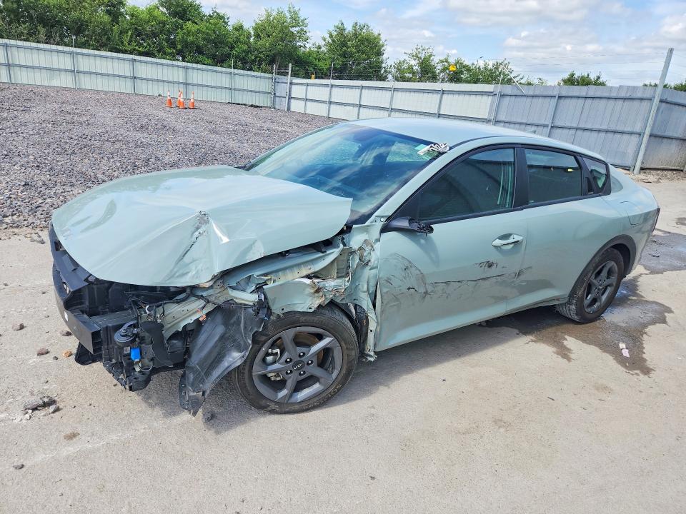 2025 Kia K4 VIN 3KPFT4DE9SE042255 COPART salvage auction — FRONT END, Va - Cert Of Title - Salvage, sold $4,500 on 2026-07-09 (photo 1)
