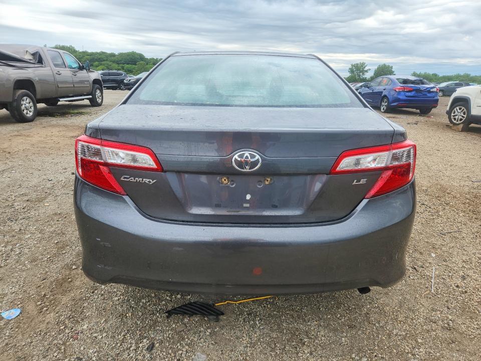 2012 Toyota Camry VIN 4T4BF1FK2CR262994 COPART salvage auction — FRONT END, Il - Salvage Certificate, sold $3,400 on 2026-07-24 (photo 6)