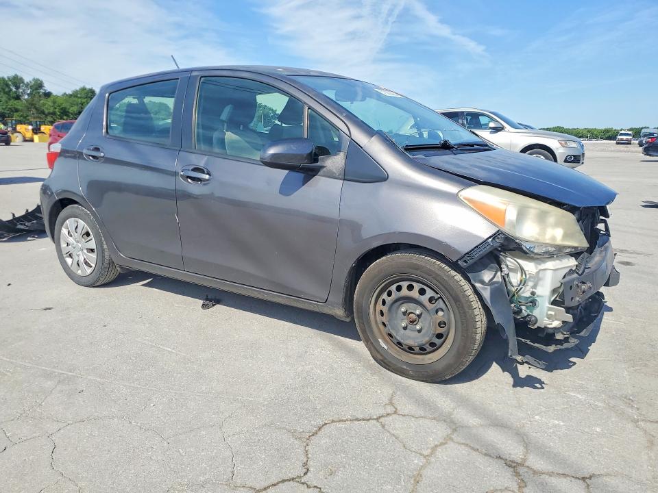 2013 Toyota Yaris VIN JTDKTUD35DD571655 COPART salvage auction — FRONT END, Tn - Salvage Certificate, sold $2,250 on 2026-07-27 (photo 4)