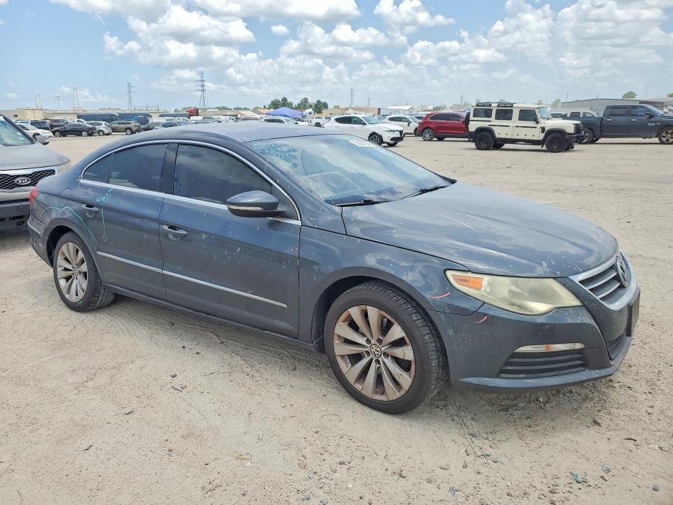 2012 Volkswagen Passat cc VIN WVWMN7AN2CE514977 COPART salvage auction — REAR END, Tx - Salvage Vehicle Title, sold $750 on 2026-07-07 (photo 4)