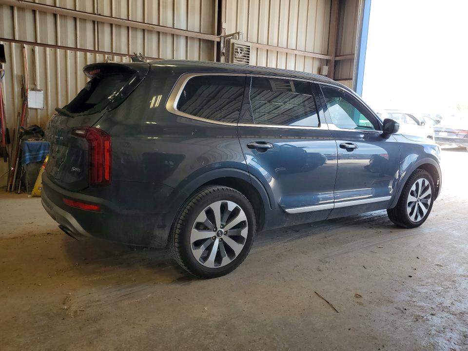 2020 Kia Telluride VIN 5XYP64HC5LG094233 COPART salvage auction — HAIL, Tx - Certificate Of Title, sold $7,200 on 2026-07-31 (photo 3)