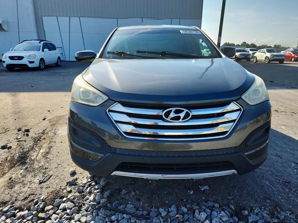 2014 Hyundai Santa fe VIN 5XYZT3LB6EG203716 COPART salvage auction — SIDE, Fl - Cert Of Title Slvg Rebuildable, sold $900 on 2026-07-15 (photo 5)