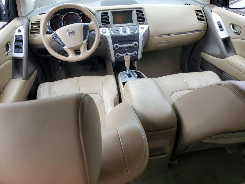 2010 Nissan Murano VIN JN8AZ1MW0AW126697 COPART salvage auction — FRONT END, Ca - Salvage Certificate, sold $975 on 2026-07-15 (photo 8)
