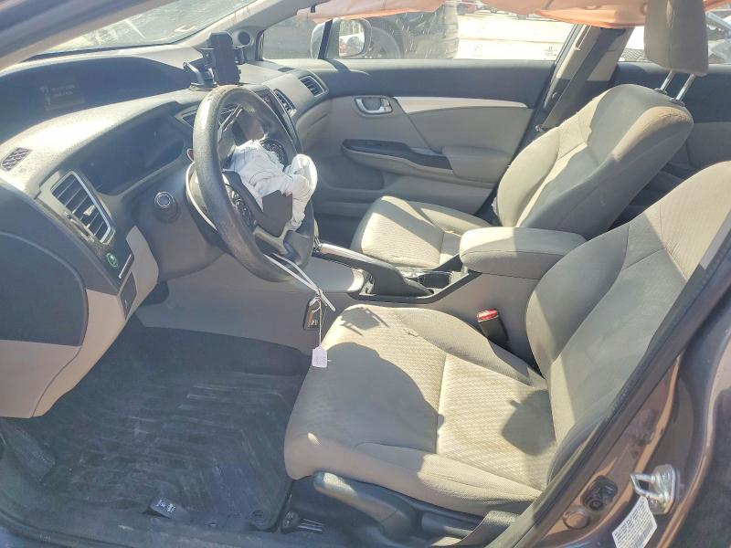 2015 Honda Civic VIN 19XFB2F85FE035226 COPART salvage auction — FRONT END, Mo - Salvage Certificate Of Title, sold $850 on 2026-07-10 (photo 7)