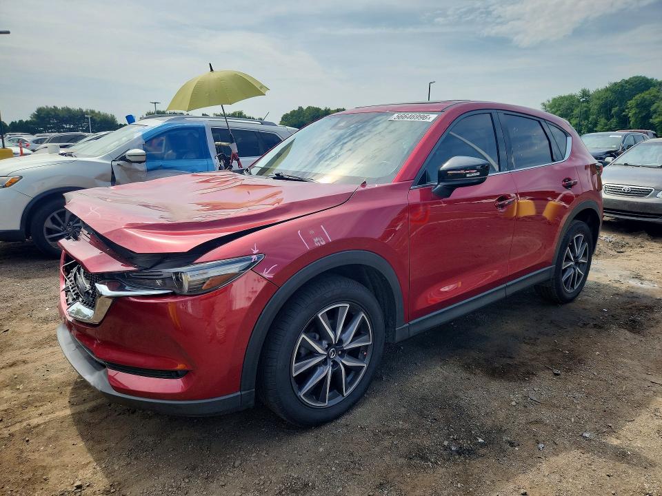 2018 Mazda Cx-5 VIN JM3KFBDM1J0356126 COPART salvage auction — FRONT END, Ct - Cert Of Title-Salvage, sold $4,300 on 2026-07-23 (photo 1)