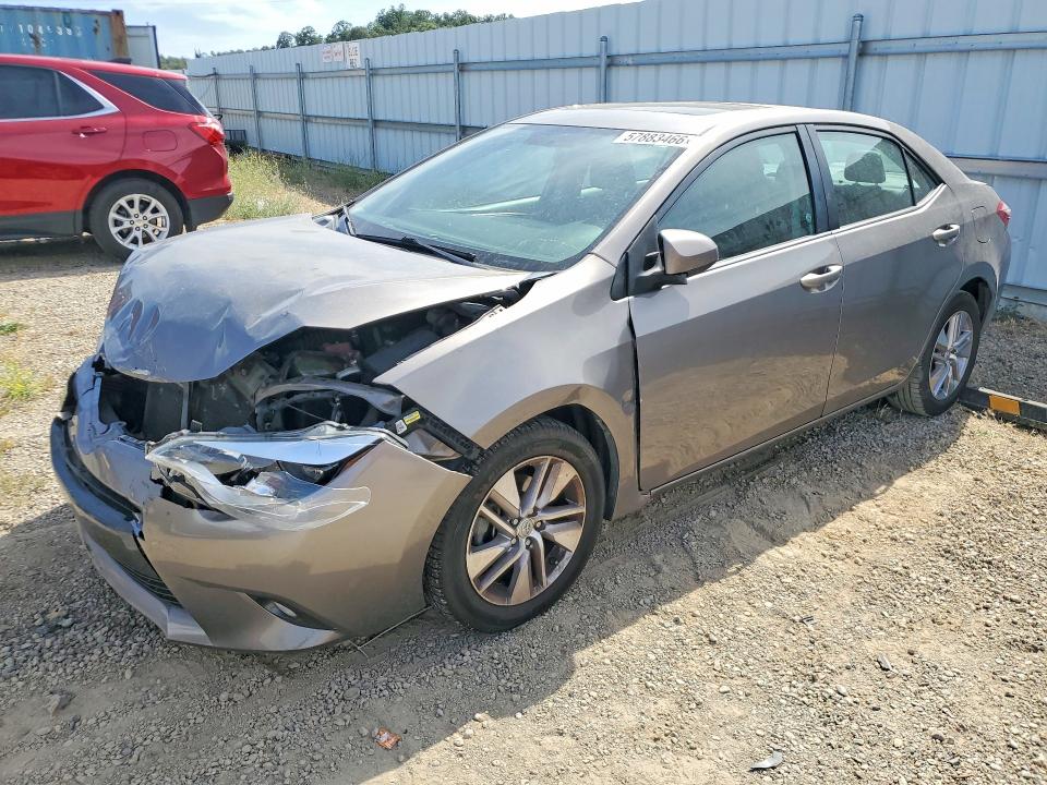 2016 Toyota Corolla VIN 2T1BPRHE1GC733151 COPART salvage auction — FRONT END, Ca - Salvage Certificate, sold $2,300 on 2026-07-10 (photo 1)