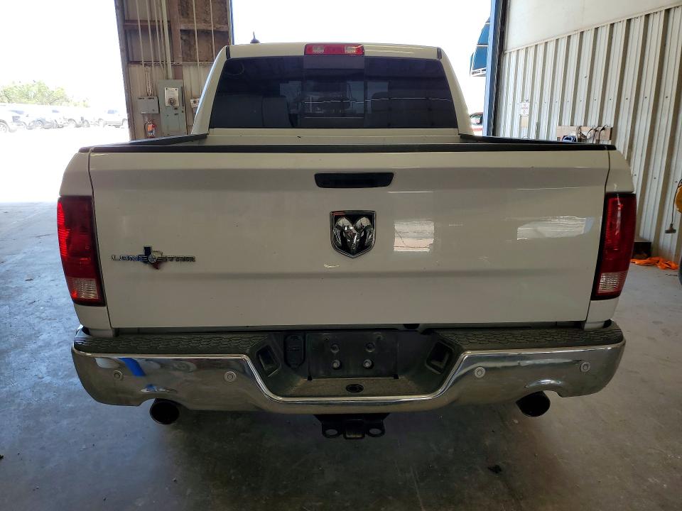 2019 Ram 1500 VIN 1C6RR6LT5KS529500 COPART salvage auction — FRONT END, Tx - Salvage Vehicle Title, sold $3,500 on 2026-08-14 (photo 6)