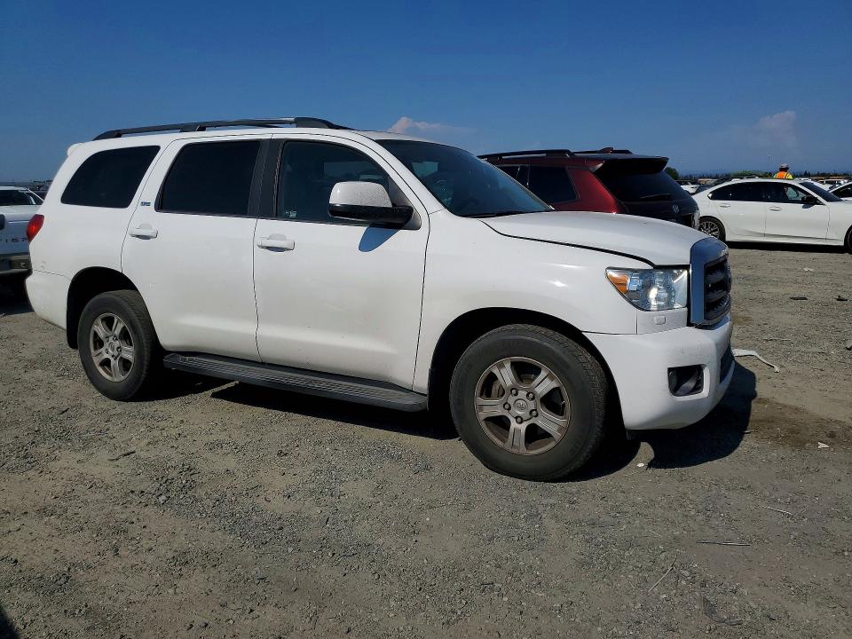 2013 Toyota Sequoia VIN 5TDBY5G11DS075063 COPART salvage auction — FRONT END, Ca - Salvage Certificate, sold $3,400 on 2026-07-07 (photo 4)