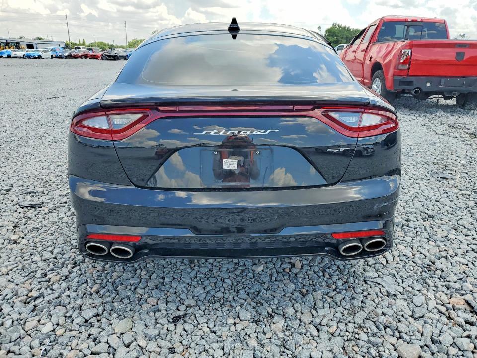 2020 Kia Stinger VIN KNAE45LC1L6081411 COPART salvage auction — SIDE, Fl - Cert Of Title Slvg Rebuildable, sold $8,200 on 2026-08-21 (photo 6)