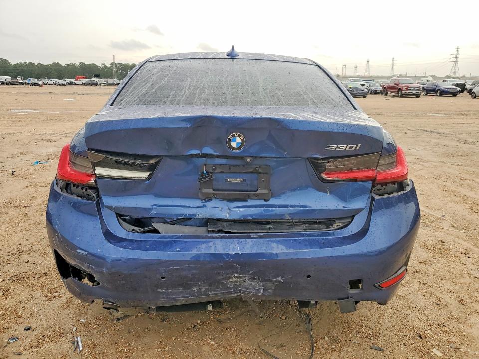 2021 BMW 3er VIN 3MW5R1J06M8C18369 COPART salvage auction — REAR END, Tx - Salvage Vehicle Title, sold $13,000 on 2026-07-28 (photo 6)