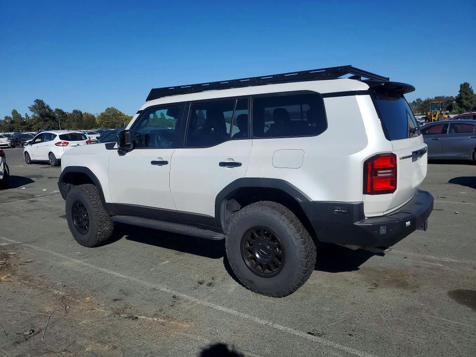 2025 Toyota Land cruiser VIN JTEABFAJ2S5017196 COPART salvage auction — REAR END, Ca - Salvage Certificate, sold $42,000 on 2026-07-06 (photo 2)