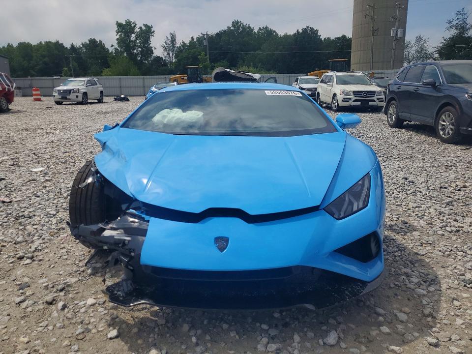 2021 Lamborghini VIN ZHWUF5ZF9MLA16300 COPART salvage auction — FRONT END, Mi - Scrap Certificate Of Title, sold $90,000 on 2026-08-06 (photo 5)